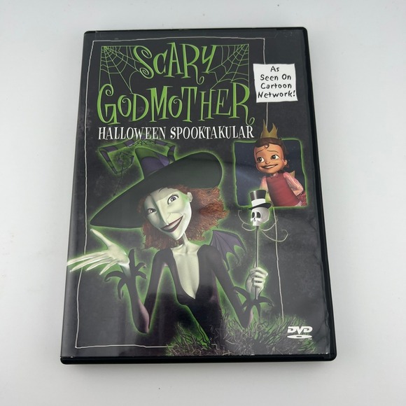 Scary Godmother Halloween Spooktakular DVD 2004w/Insert Cartoon Network